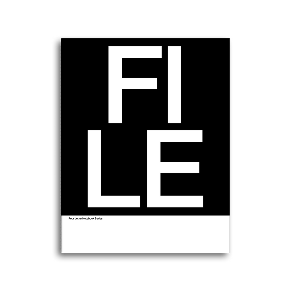 four letter notebook F