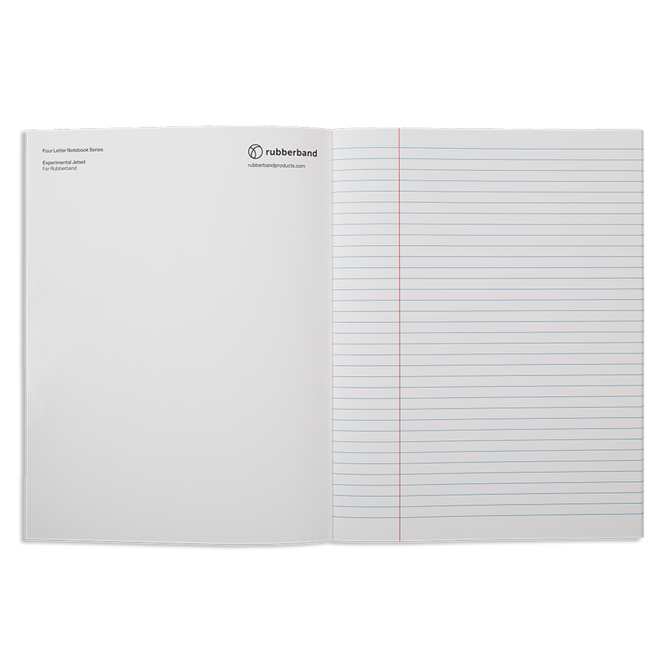 S to Z - four letter notebook series - multicolour