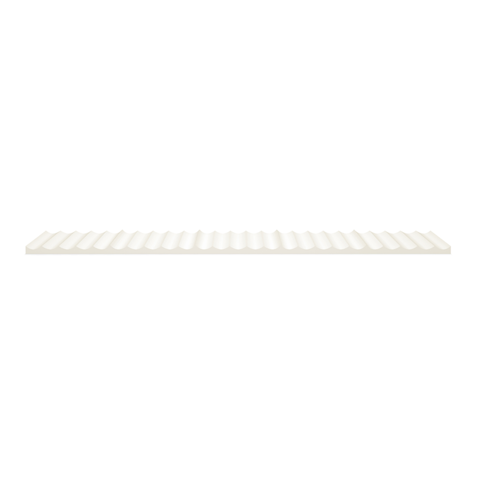 corrugated ruler
