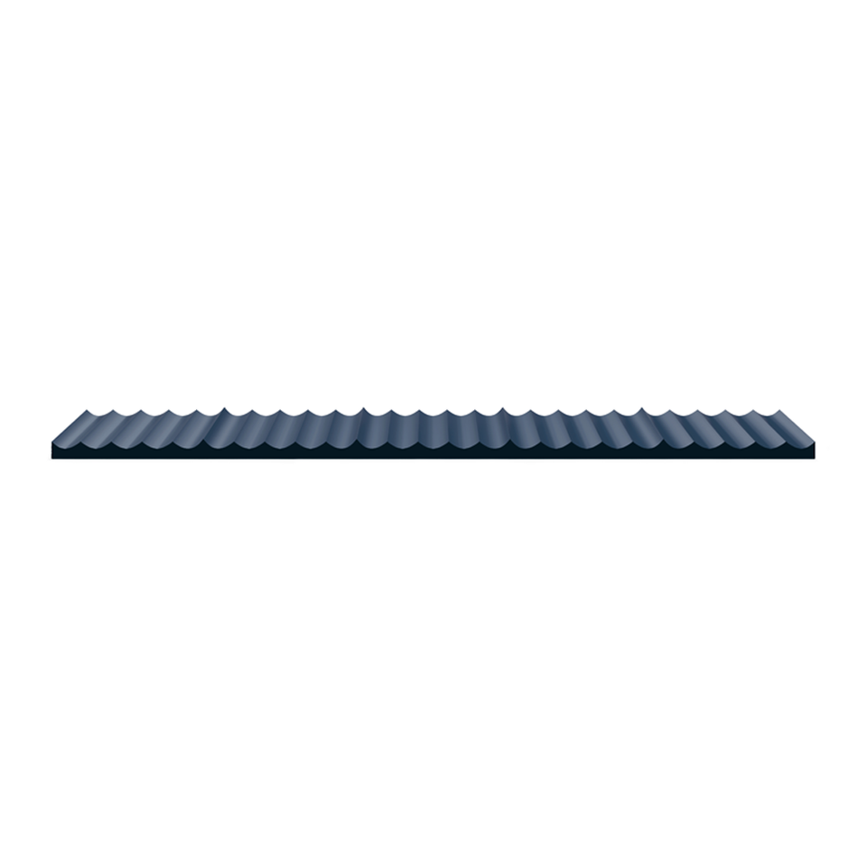corrugated ruler