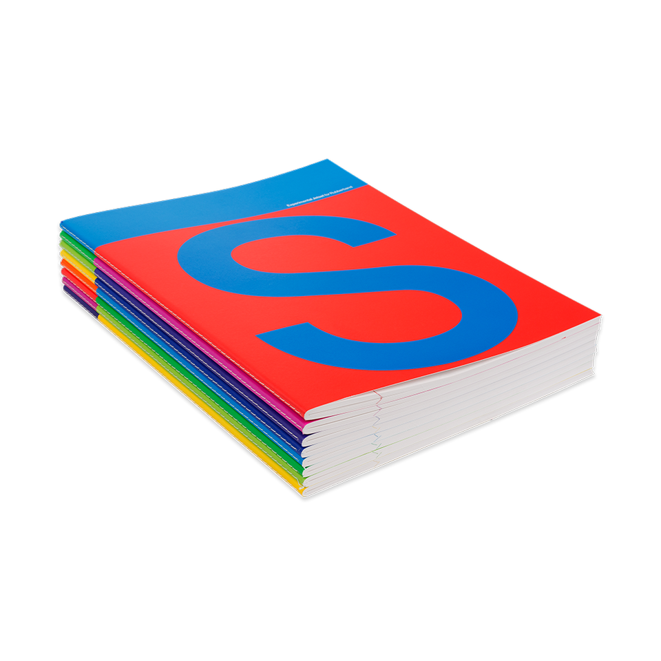 S to Z - four letter notebook series - multicolour